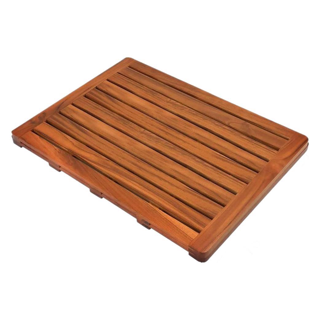 Household Solid Wood Bathroom Waterproof Non-slip Shower Mat