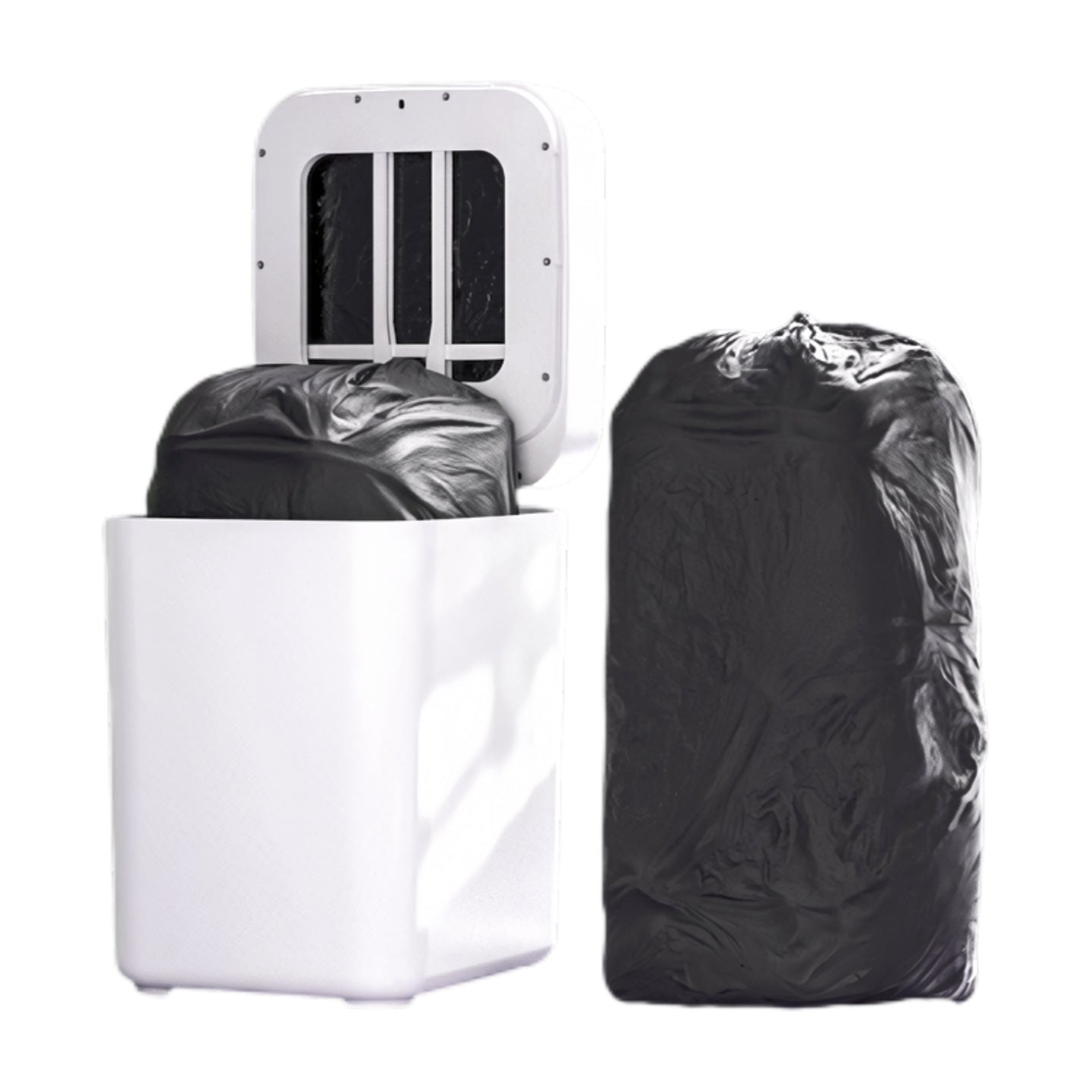 Inductive Smart Trash Can – Automatic Flip Lid, Mute Function for Living Room, Kitchen, and Office