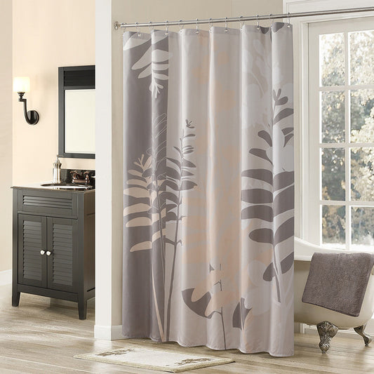 Thickened Waterproof Polyester Shower Curtain – Mildew-Resistant European Style