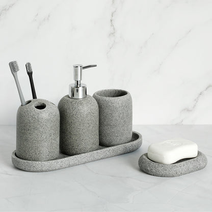 Hotel Bathroom Wash Lotion Bottle Toothbrush Holder Cup Kit Bathroom Supplies
