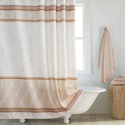 Shower Curtain Polyester Thickened Waterproof Partition Wet And Dry Separation