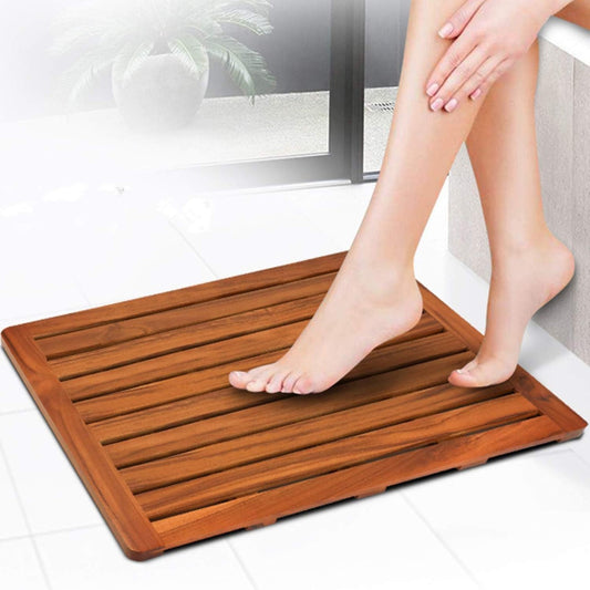Household Solid Wood Bathroom Waterproof Non-slip Shower Mat