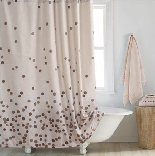 Shower Curtain Polyester Thickened Waterproof Partition Wet And Dry Separation