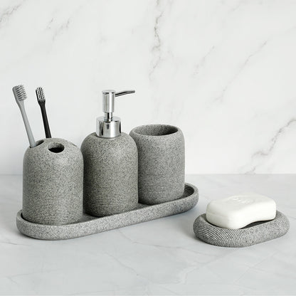 Hotel Bathroom Wash Lotion Bottle Toothbrush Holder Cup Kit Bathroom Supplies