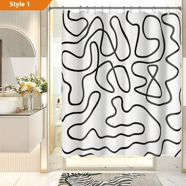 Bohemian Shower Curtain Waterproof Household