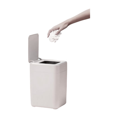 Inductive Smart Trash Can – Automatic Flip Lid, Mute Function for Living Room, Kitchen, and Office