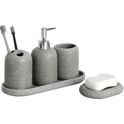 Hotel Bathroom Wash Lotion Bottle Toothbrush Holder Cup Kit Bathroom Supplies